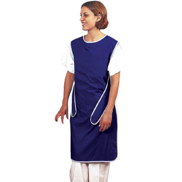 Tablier demi-chasuble anti-x plombé (attache velcro) - Eq pb 0.35 mm