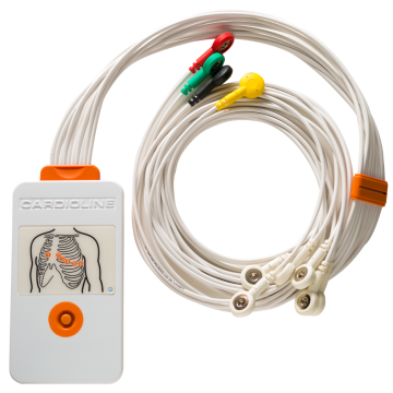 Electrocardiographe ECG Cardioline Touchecg HD+ Bluetooth (12 pistes) pour Android avec tablette 10"